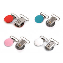 Hosenträgerclips Schnullerclips rund